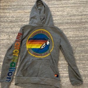 Aviator nation pull over hoodie